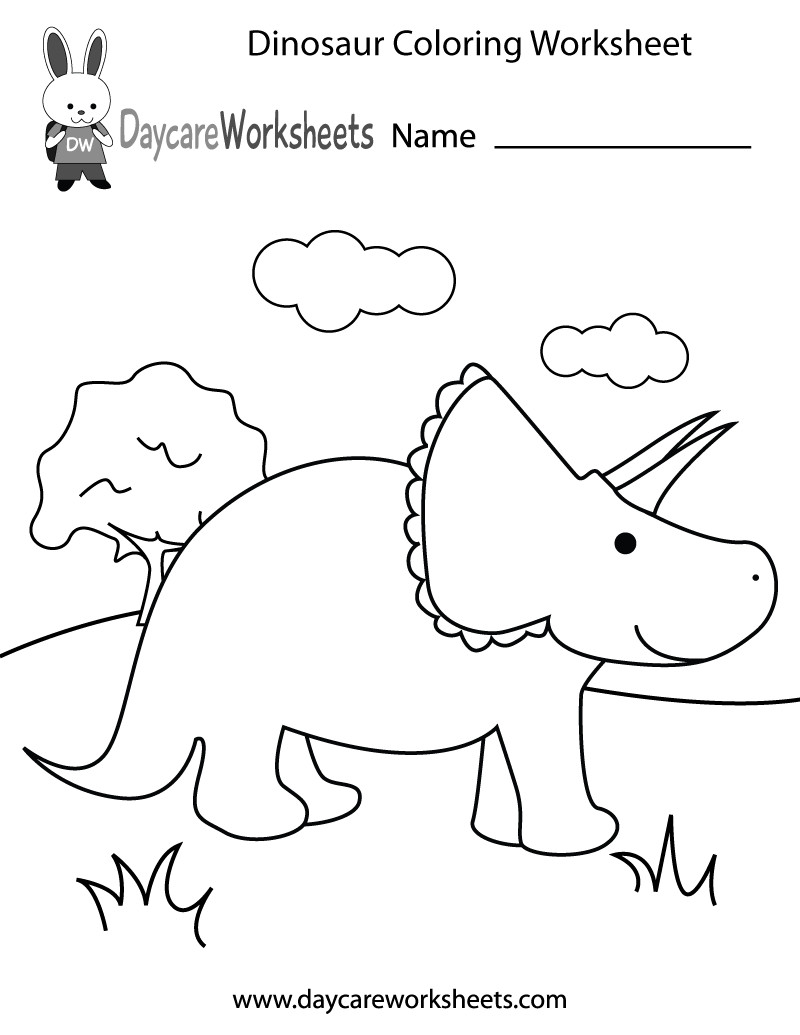 Best ideas about Free Preschool Coloring Sheets Printables
. Save or Pin Free Preschool Dinosaur Coloring Worksheet Now.