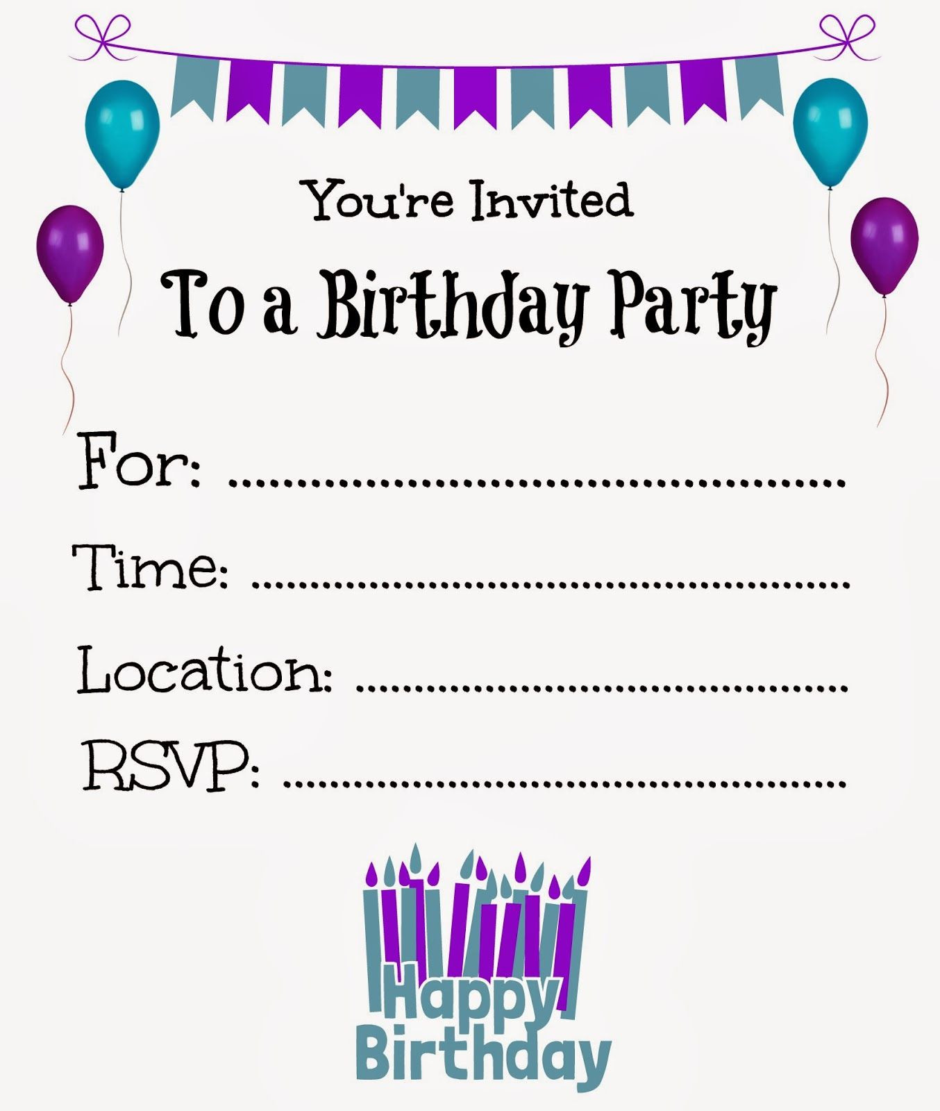 Best ideas about Free Printable Birthday Invitations For Kids
. Save or Pin Free Printable Birthday Invitations For Kids Now.