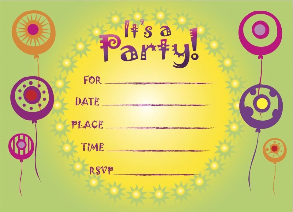 Best ideas about Free Printable Birthday Invitations For Kids
. Save or Pin Printable Birthday Invitations 5 Now.