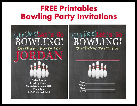 Best ideas about Free Printable Bowling Birthday Party Invitations
. Save or Pin 17 best Bowling Printables images on Pinterest Now.