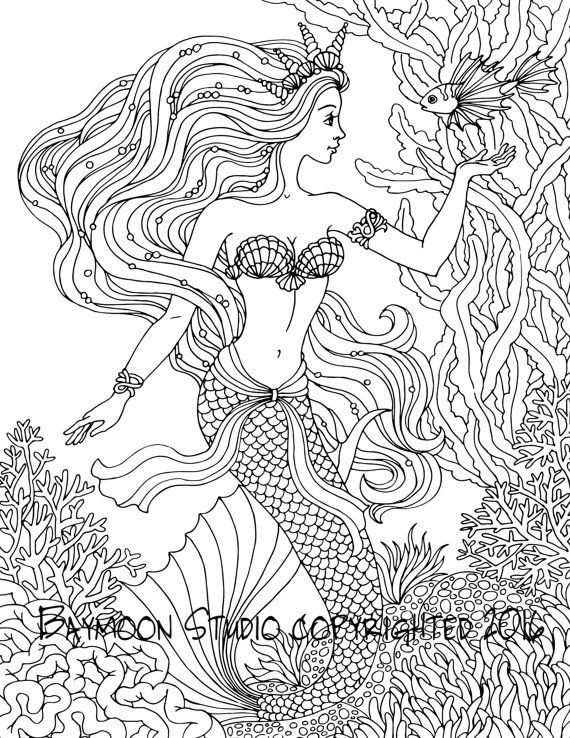 Best ideas about Free Printable Coloring Pages For Adults Mermaids
. Save or Pin 4455 best images about therapeutical coloring on Pinterest Now.