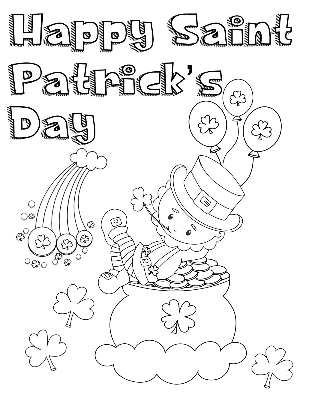Best ideas about Free Printable Coloring Pages For St Patrick'S Day
. Save or Pin Free Printable St Patrick’s Day Coloring Pages 4 Designs Now.