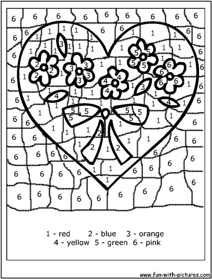 Best ideas about Free Printable Coloring Sheets By Numbers
. Save or Pin Valentines Day Color By Number Coloring Home Now.