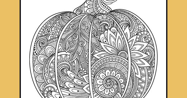 Best ideas about Free Printable Coloring Sheets For Adults Pumpkin
. Save or Pin Free Printable Harvest Pumpkin Coloring Page for Fall Now.