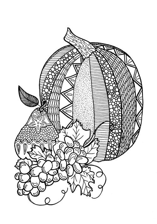 Best ideas about Free Printable Coloring Sheets For Adults Pumpkin
. Save or Pin Textured Pumpkin Adult Coloring Page Now.