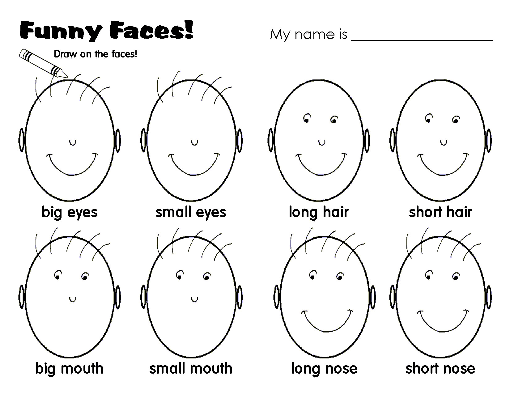 Best ideas about Free Printable Coloring Sheets For Students To Describe Feelings
. Save or Pin Funny Faces Now.