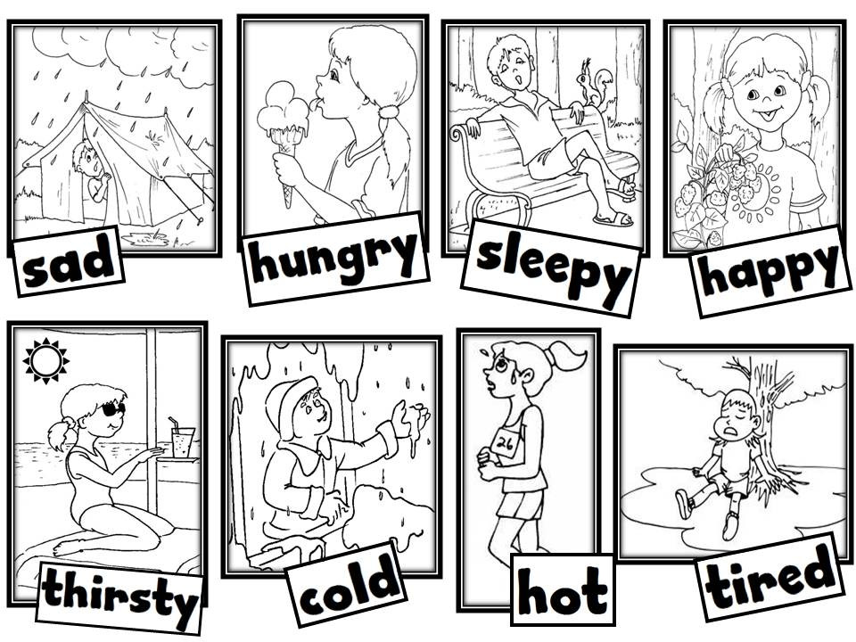 Best ideas about Free Printable Coloring Sheets For Students To Describe Feelings
. Save or Pin Enjoy Teaching English FEELINGS poster Now.