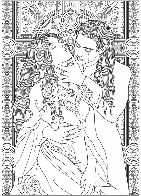 Best ideas about Free Printable Coloring Sheets Gothic
. Save or Pin Gothic Coloring Pages for Adults Now.