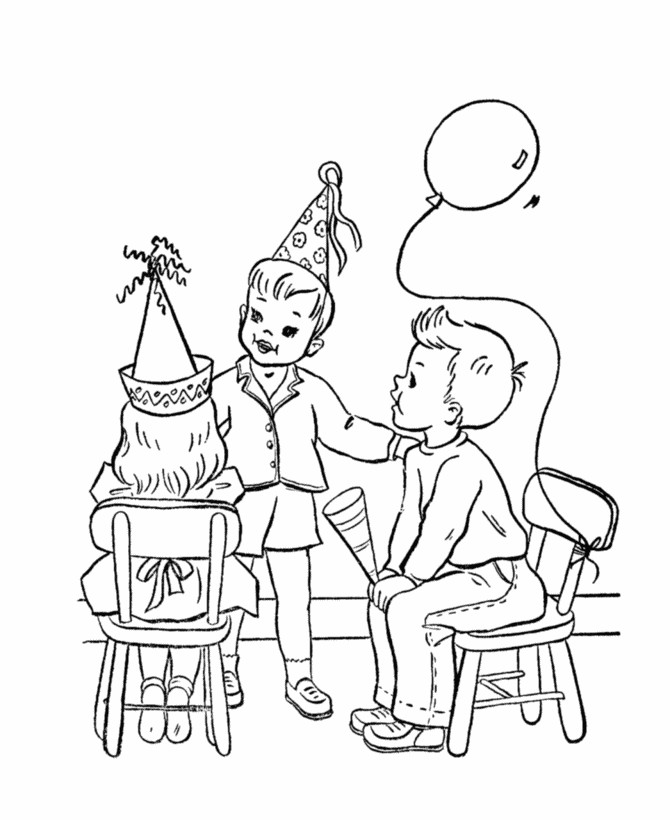 Best ideas about Free Printable Coloring Sheets Of Birthday Partiies
. Save or Pin Birthday Party Coloring Pages Coloring Home Now.