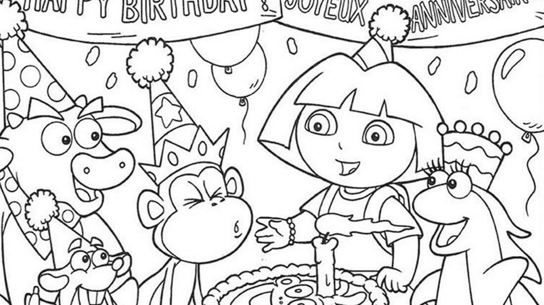 Best ideas about Free Printable Coloring Sheets Of Birthday Partiies
. Save or Pin 25 Free Printable Happy Birthday Coloring Pages Now.