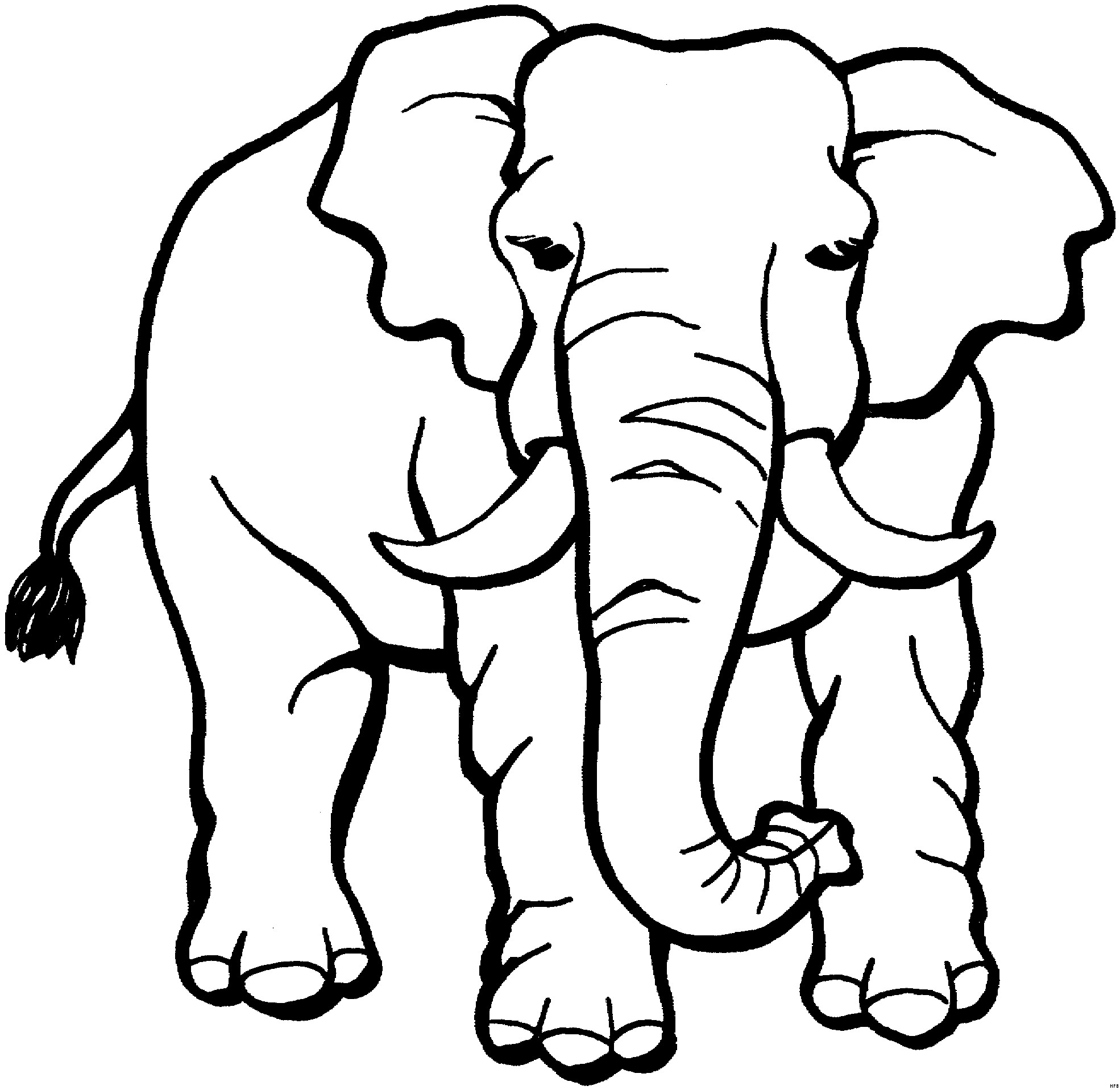 Best ideas about Free Printable Coloring Sheets Of Elephants
. Save or Pin Elefant Von Vorne 2 Ausmalbild & Malvorlage Tiere Now.
