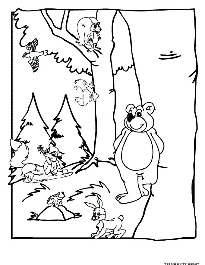 Best ideas about Free Printable Coloring Sheets Of Pictures Of Animals
. Save or Pin printable forest animals coloring pages for kidsFree Now.