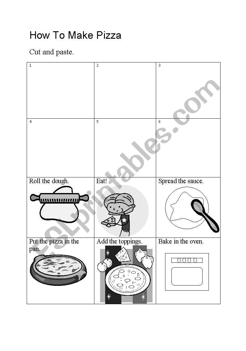 Best ideas about Free Printable Coloring Sheets Steps How To Make Pizza Kindergarten
. Save or Pin How to make a pizza ESL worksheet by adela Now.