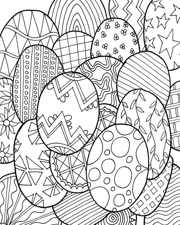 Best ideas about Free Printable Easter Coloring Pages For Adults
. Save or Pin Art Therapy coloring page easter Easter eggs 3 Now.