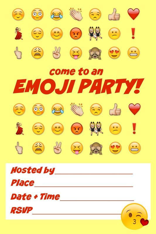 Best ideas about Free Printable Emoji Birthday Invitations
. Save or Pin Ultimate emoji party idea guide Snacks crafts Now.