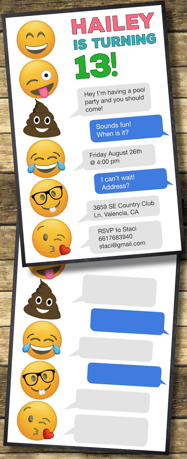 Best ideas about Free Printable Emoji Birthday Invitations
. Save or Pin Emoji Birthday Invitations Free Printable Template Now.