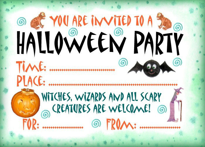 Best ideas about Free Printable Halloween Birthday Party Invitations
. Save or Pin 16 Awesome Printable Halloween Party Invitations Now.