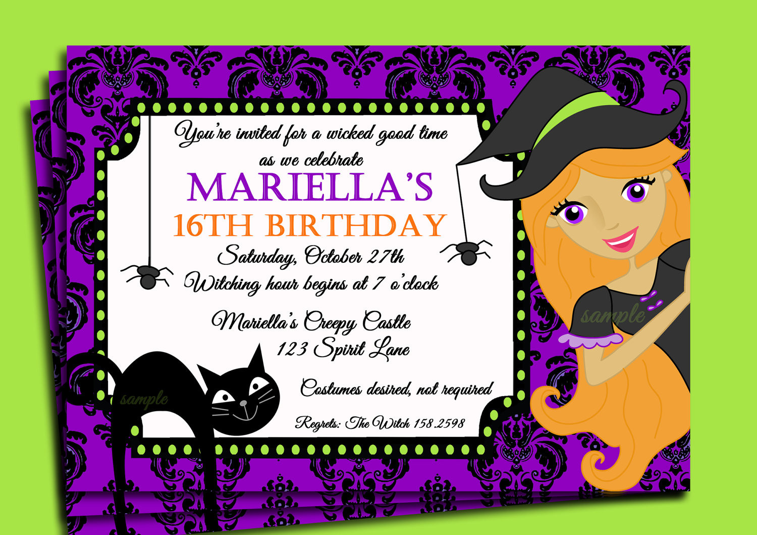 Best ideas about Free Printable Halloween Birthday Party Invitations
. Save or Pin Items similar to Halloween Invitation Printable Birthday Now.