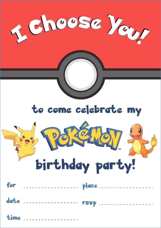 Best ideas about Free Printable Pokemon Birthday Invitations
. Save or Pin Free Printable Pokemon Invitations Now.