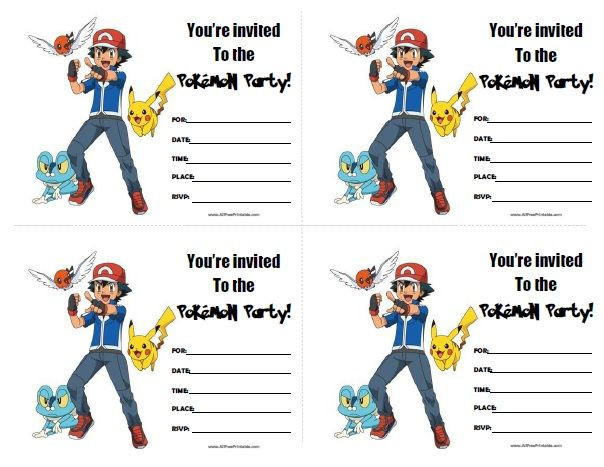 Best ideas about Free Printable Pokemon Birthday Invitations
. Save or Pin Pokemon Birthday Invitations Now.