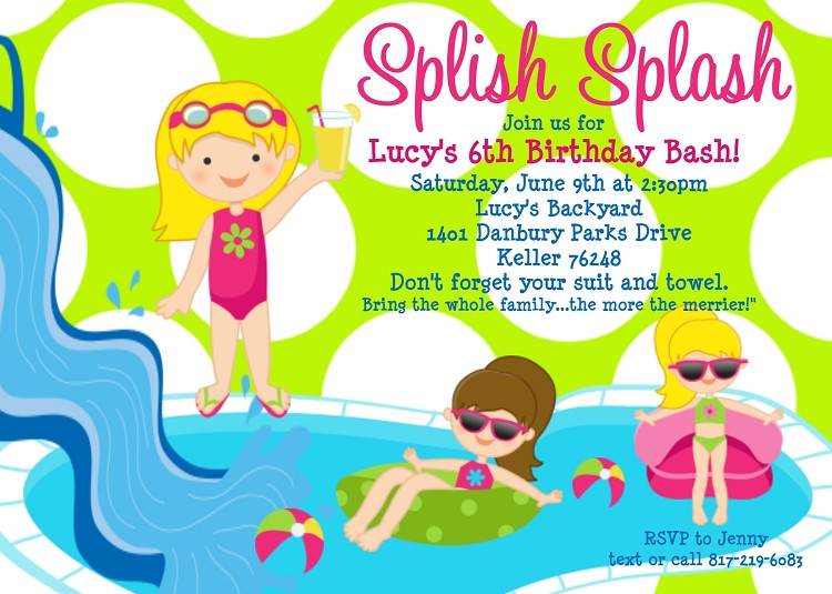 Best ideas about Free Printable Pool Party Birthday Invitations
. Save or Pin Free Printable Birthday Pool Party Invitations Now.