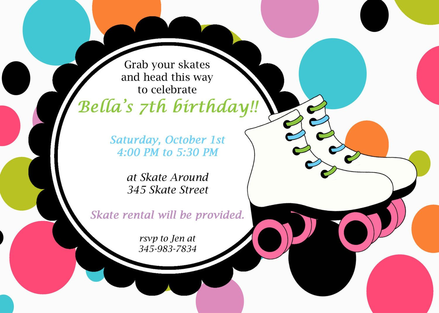 Best ideas about Free Printable Roller Skating Birthday Party Invitations
. Save or Pin Free Roller Skating Party Invitation Template Now.