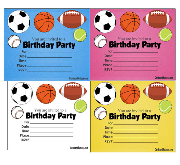 Best ideas about Free Printable Sports Birthday Invitations
. Save or Pin Free Printable Sports themed Birthday Invitations Now.