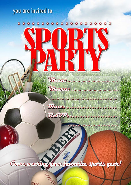 Best ideas about Free Printable Sports Birthday Invitations
. Save or Pin FREE Kids Party Invitations Sports Party Invitation Now.