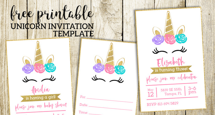 Best ideas about Free Printable Unicorn Birthday Invitations
. Save or Pin Free Printable Unicorn Invitations Template Paper Trail Now.