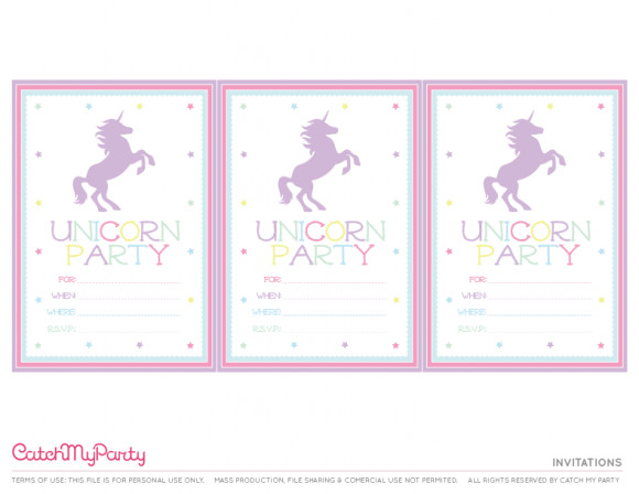 Best ideas about Free Printable Unicorn Birthday Invitations
. Save or Pin The Best Free Unicorn Birthday Party Printables Now.