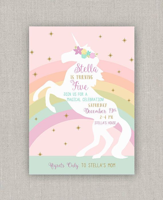 Best ideas about Free Printable Unicorn Birthday Invitations
. Save or Pin Magical Unicorn Birthday Invitation by announcingyou on Now.