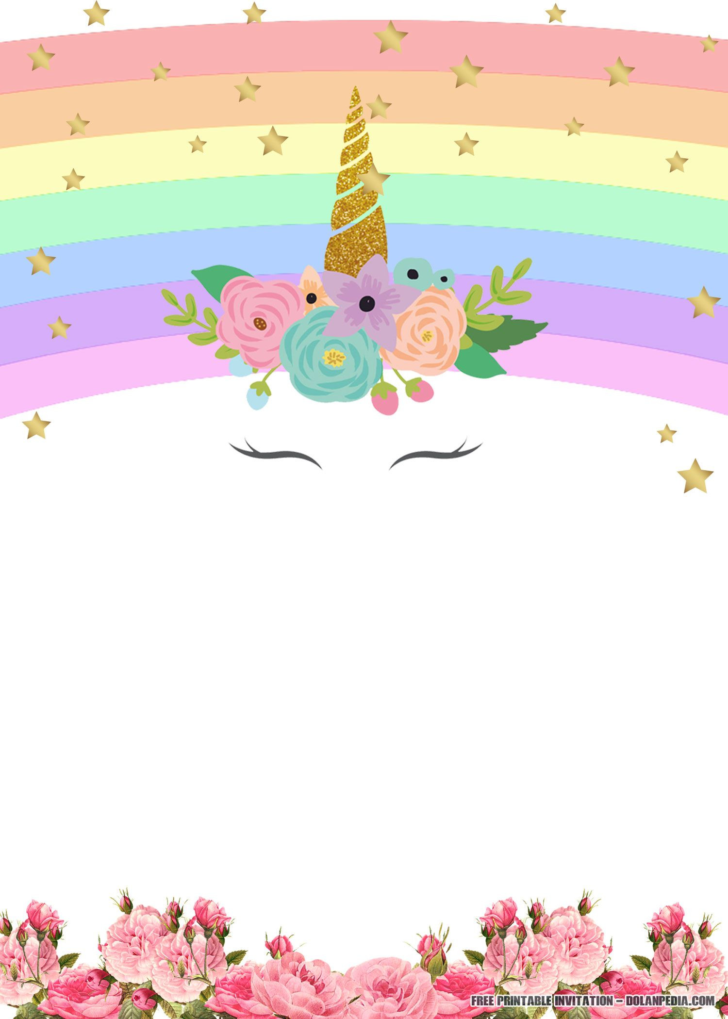 Best ideas about Free Printable Unicorn Birthday Invitations
. Save or Pin FREE Printable Unicorn Rainbow Invitation Now.