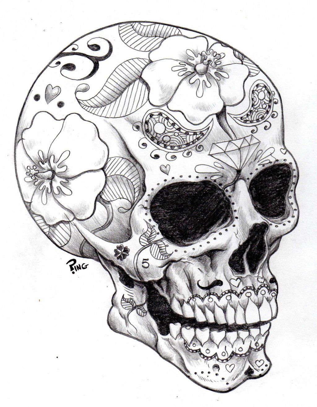 Best ideas about Free Skull Coloring Pages For Adults
. Save or Pin Sugar Skulls Coloring Pages Now.