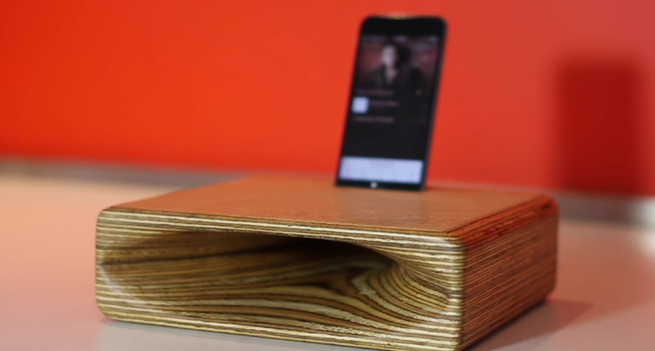 Best ideas about Free Woodworking Plans &amp; DIY Projects
. Save or Pin How to Make a Wooden Speaker For Your Phone Now.