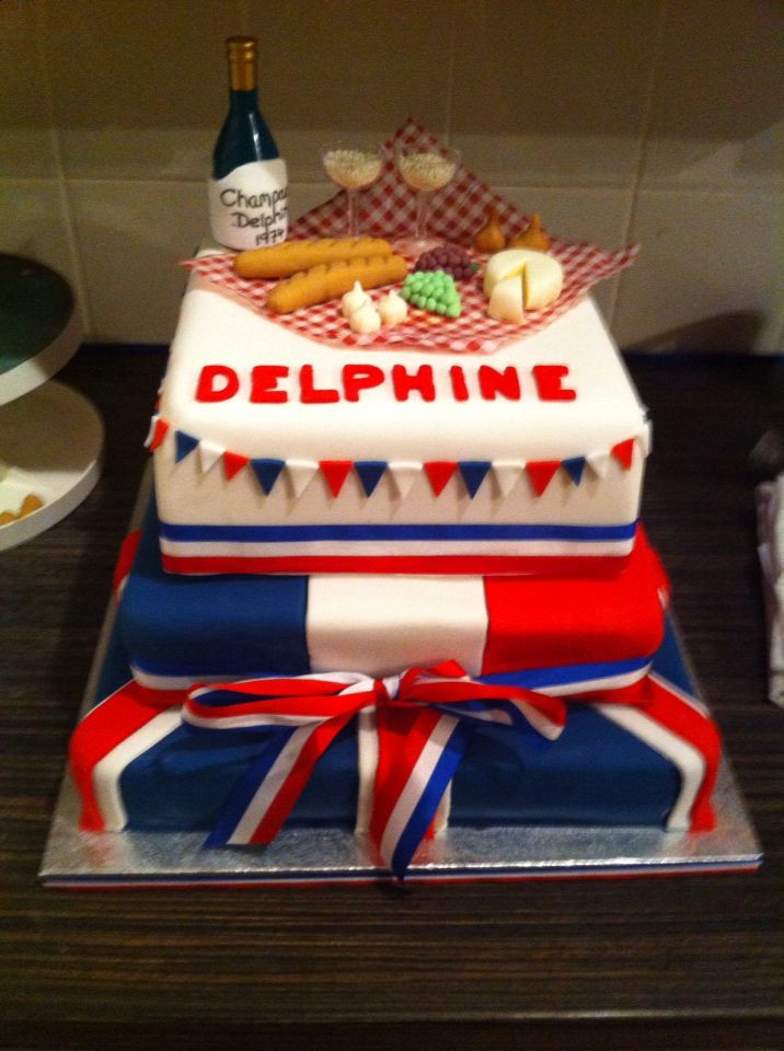 Best ideas about French Birthday Cake
. Save or Pin English French Anglo Franco Union Jack French flag cake Now.