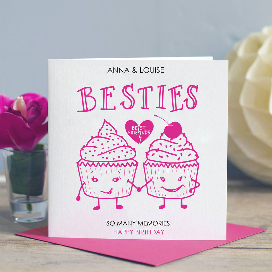 Best ideas about Friend Birthday Card Ideas
. Save or Pin best friend birthday card besties by lisa marie designs Now.