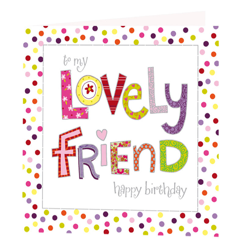 Best ideas about Friend Birthday Card
. Save or Pin Lovely Friend Birthday Card Greeting Cards Now.