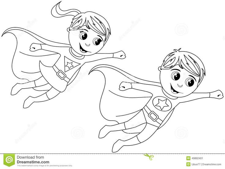 Best ideas about Friendly Super Heros Coloring Pages For Boys
. Save or Pin Happy Superhero Kid Kids Flying Isolated Coloring Page Now.