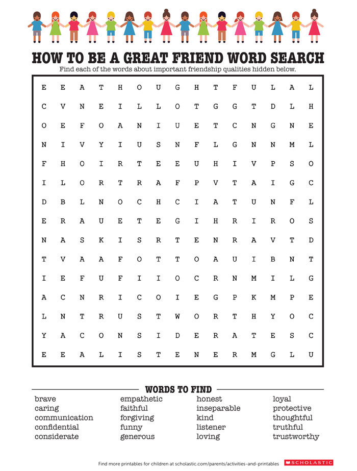 Best ideas about Friendship Games For Adults
. Save or Pin Friendship Inspired Word Search Now.