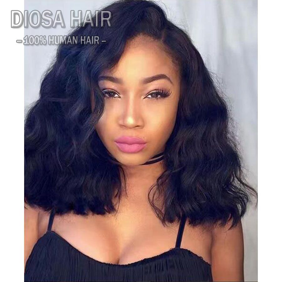 Best ideas about Front Wave Hairstyle
. Save or Pin Full Lace Human Hair Wigs Wavy With Baby Hair Density Now.