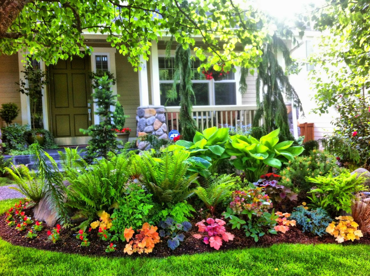 Best ideas about Front Yard Garden Ideas
. Save or Pin A photo of a Pintrest user titled "Our front yard garden Now.