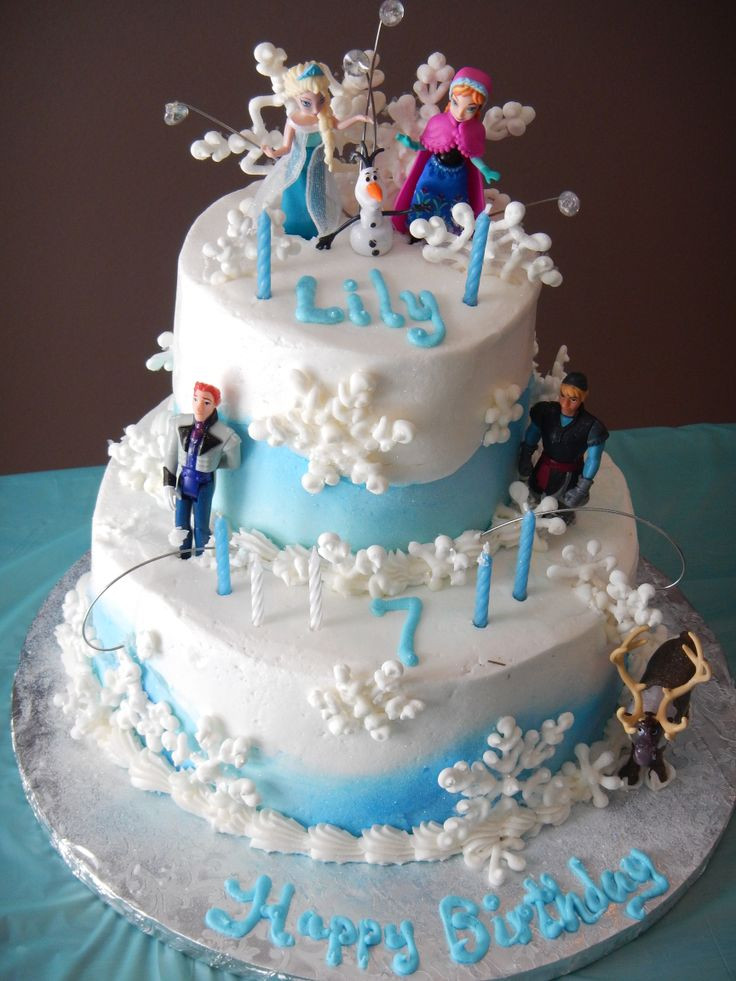Best ideas about Frozen Birthday Cake
. Save or Pin Frozen birthday cake for our granddaughter Lilyana Now.
