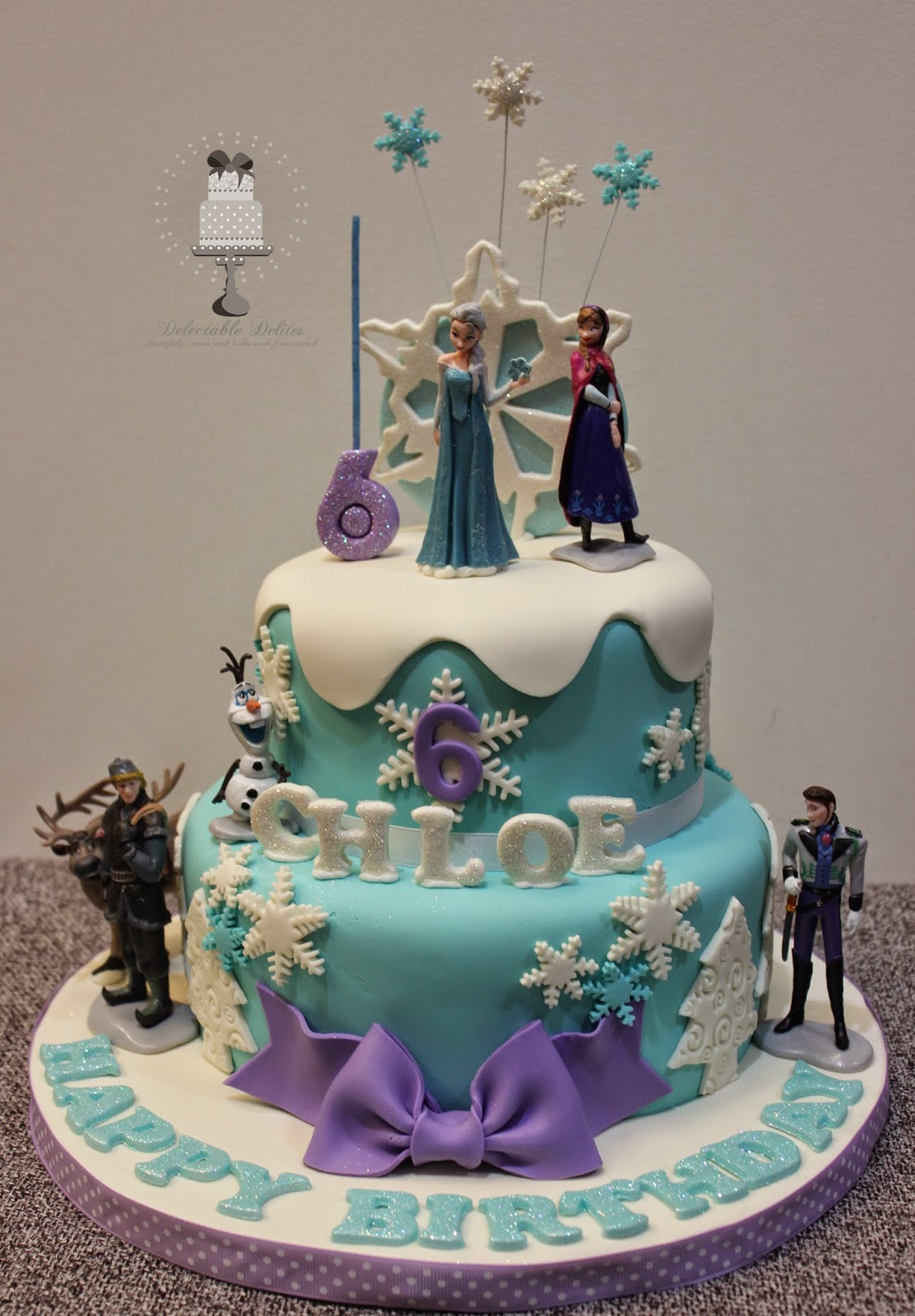 Best ideas about Frozen Birthday Cake
. Save or Pin Delectable Delites Frozen cake for Chole s 6th birthday Now.