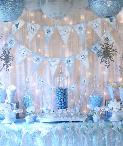 Best ideas about Frozen Birthday Party Decorations
. Save or Pin Frozen Birthday Party Ideas Pink Lover Now.