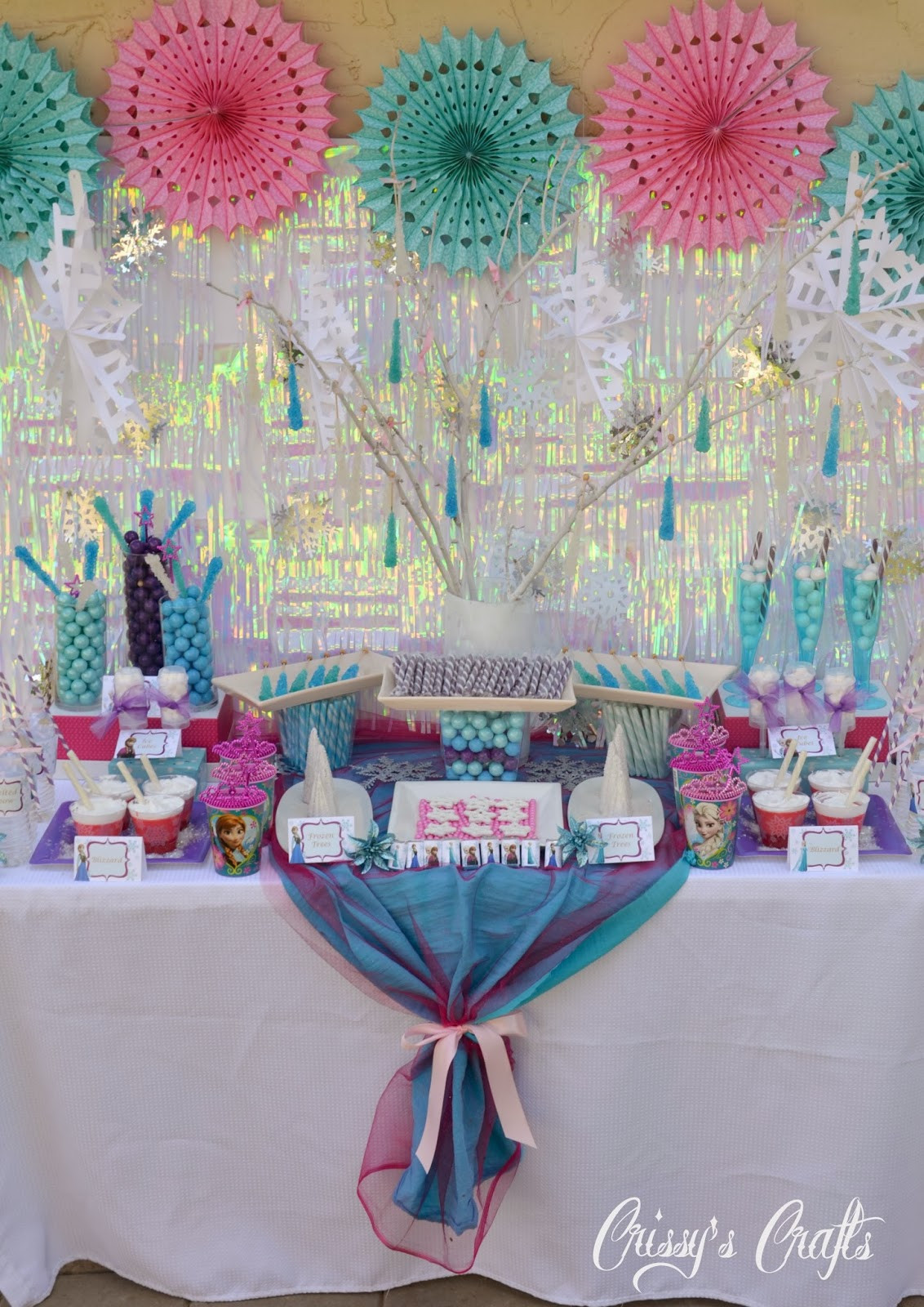 Best ideas about Frozen Birthday Party Decorations
. Save or Pin Crissy s Crafts Disney s Frozen Party GIVEAWAY Now.