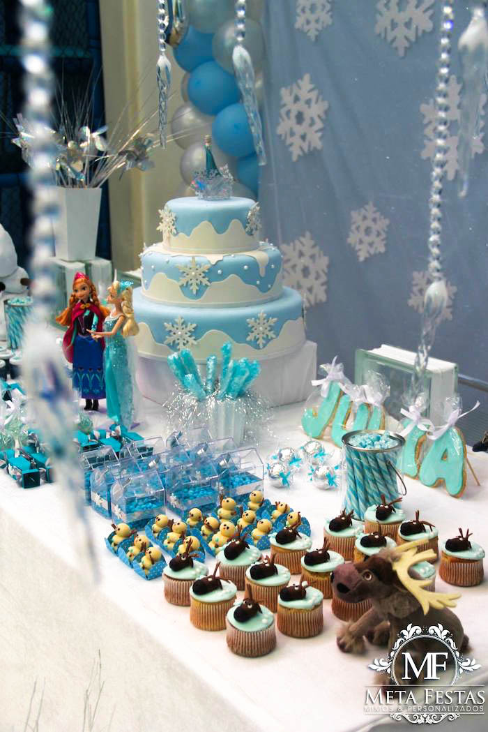 Best ideas about Frozen Birthday Party Decorations
. Save or Pin Kara s Party Ideas Frozen Themed Birthday Party Ideas Now.