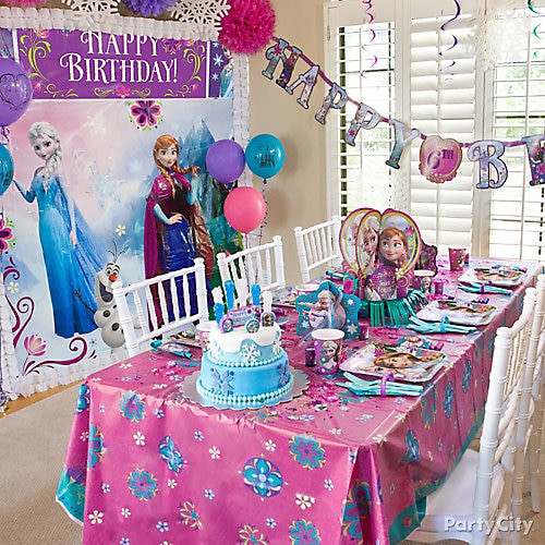 Best ideas about Frozen Birthday Party Supplies
. Save or Pin Frozen Party Table Idea Party City Now.