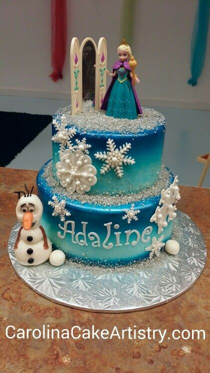 Best ideas about Frozen Themed Birthday Cake
. Save or Pin Really cute "Frozen" birthday cake we made Now.