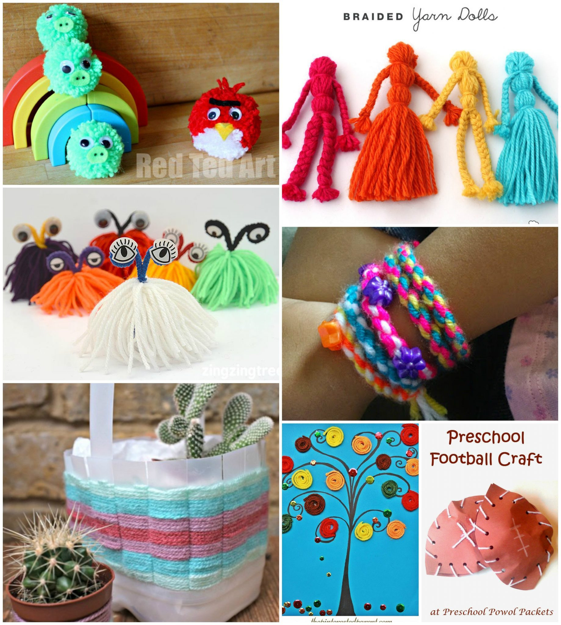 Best ideas about Fun Arts And Crafts
. Save or Pin 40 Fun Fantastic Yarn Crafts – The Pinterested Parent Now.