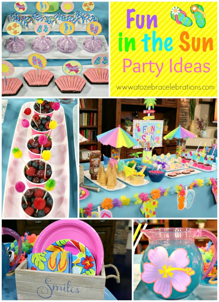 Best ideas about Fun Birthday Ideas
. Save or Pin Summer Party Ideas – A to Zebra Celebrations Now.